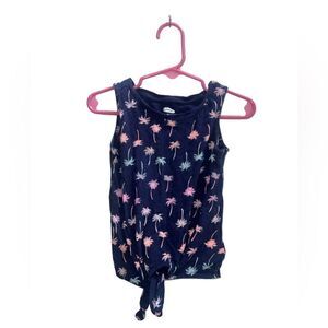 Old Navy Blue Printed Tank Top